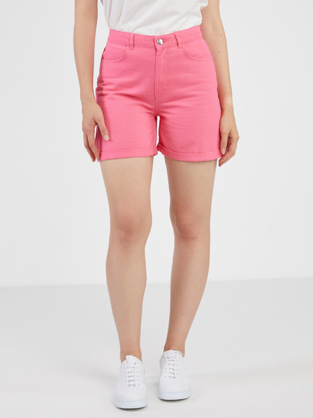 ONLY Pantaloni scurți din denim roz închis pentru femei ONLY Vega