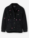 Desigual Jachetă din denim Desigual Arkansas neagră, de damă