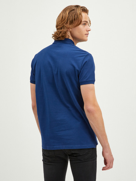Diesel Tricou polo albastru închis pentru bărbați Diesel
