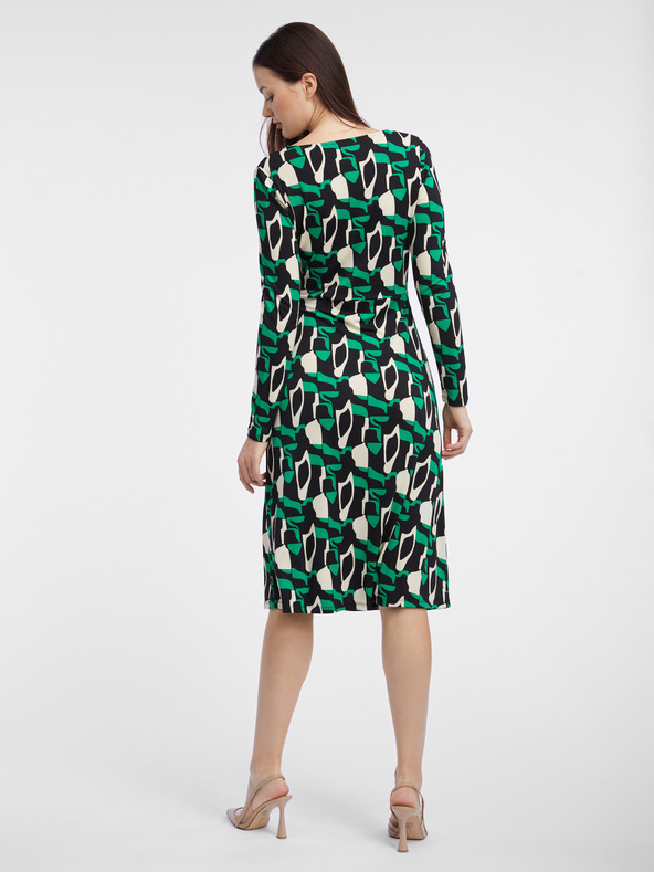 Orsay Rochie de damă verde cu model ORSAY