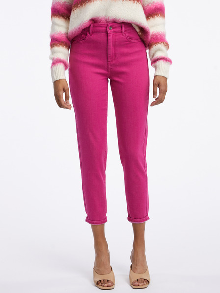 Orsay Blugi cropped mom fit roz închis pentru femei ORSAY