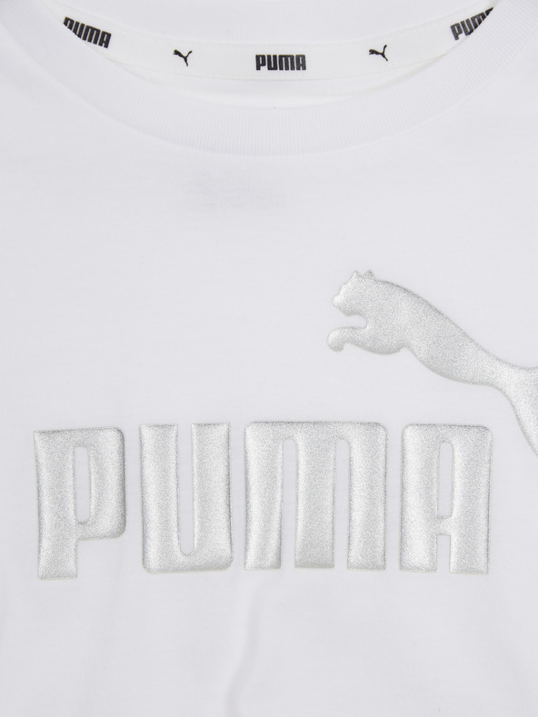 Puma Tricou alb pentru fete Puma ESS+