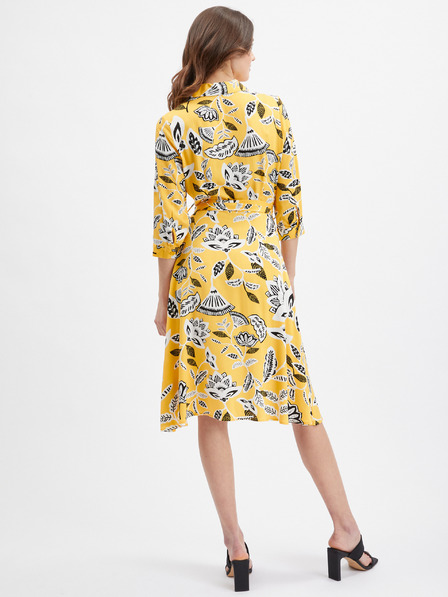 Orsay Rochie galben cu model floral pentru femei ORSAY