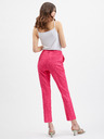 Orsay Pantaloni pentru femei cu model roz ORSAY