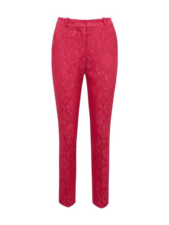 Orsay Pantaloni pentru femei cu model roz ORSAY