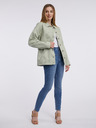 Orsay Jachetă din denim de culoare verde deschis pentru femei ORSAY