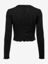 ONLY Tricou negru cu mânecă lungă pentru femei ONLY Kitty