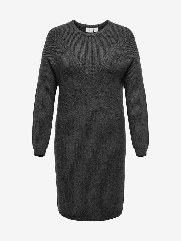 ONLY CARMAKOMA Pulover gri pentru femei ONLY CARMAKOMA Ribi Rochie
