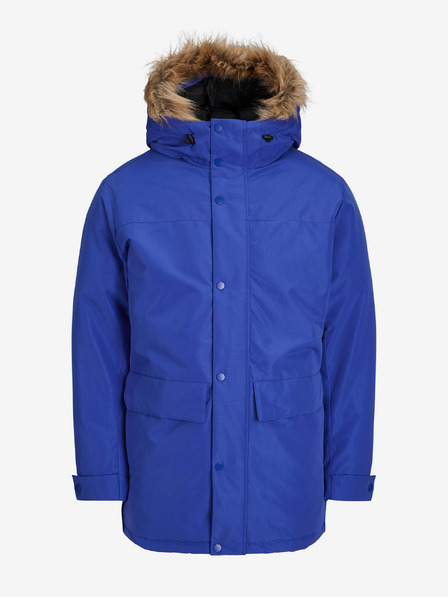 Jack & Jones Parka de iarnă albastră Jack & Jones Champ pentru bărbați