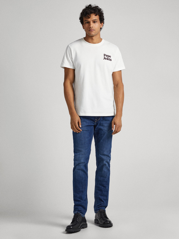 Pepe Jeans Blugi skinny fit albaștri pentru bărbați Pepe Jeans Finsbury