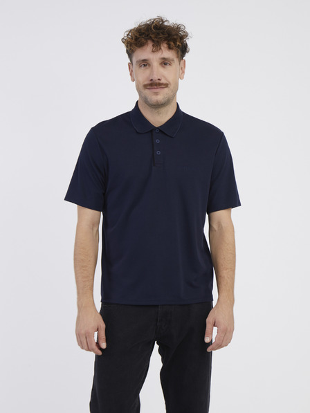 Jack & Jones Tricou polo albastru închis pentru bărbați Jack & Jones Blamatt