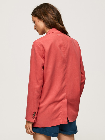 Pepe Jeans Blazer supradimensionat cărămiziu pentru femei Pepe Jeans Silvie