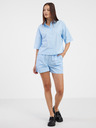 Noisy May Tricou albastru deschis pentru femei Noisy May Frig