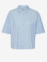 Noisy May Tricou albastru deschis pentru femei Noisy May Frig