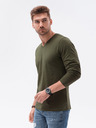 Ombre Clothing Tricou cu mânecă lungă pentru bărbați fără imprimeu - mixează 2 piese în pachet V5 Z41 basic