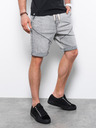 Ombre Clothing Pantaloni scurți din denim gri pentru bărbați Ombre Clothing W361