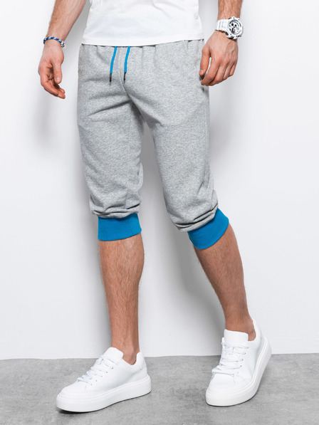 Ombre Clothing Pantaloni de trening bărbați albastru-gri Ombre Clothing V5 P29
