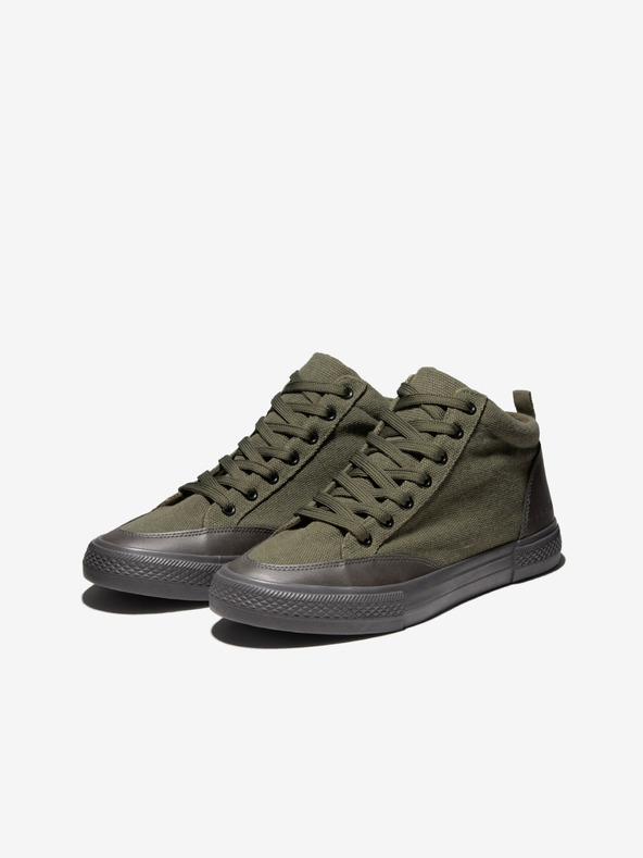 Ombre Clothing Pantofi sport pentru bărbați negri și verzi Ombre Clothing T377