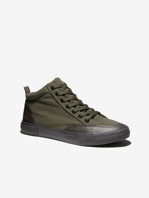 Ombre Clothing Pantofi sport pentru bărbați negri și verzi Ombre Clothing T377