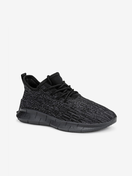 Ombre Clothing Adidași negri bronzați pentru bărbați Ombre Clothing