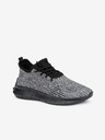 Ombre Clothing Ombre Clothing Adidași matlasați gri pentru bărbați