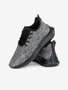 Ombre Clothing Ombre Clothing Adidași matlasați gri pentru bărbați