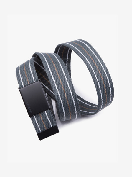 Ombre Clothing Curea din stofă pentru bărbați - gri A648