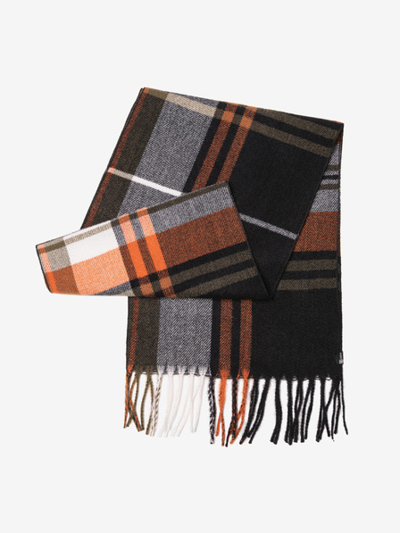 Ombre Clothing Eșarfă pentru bărbați - negru/oliv A408