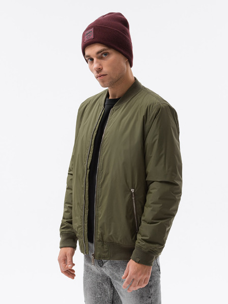 Ombre Clothing Jachetă de tranziție Ombre Clothing kaki pentru bărbați C538