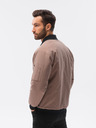 Ombre Clothing Bomber bărbătesc bej C516