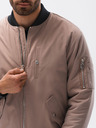 Ombre Clothing Bomber bărbătesc bej C516