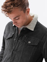 Ombre Clothing Jachetă de tranziție Ombre Clothing C524 gri închis pentru bărbați