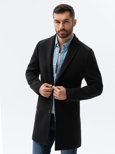 Ombre Clothing Haină ușoară pentru bărbați negru Ombre Clothing