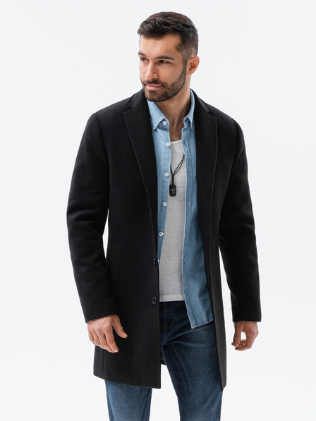 Ombre Clothing Haină ușoară pentru bărbați negru Ombre Clothing