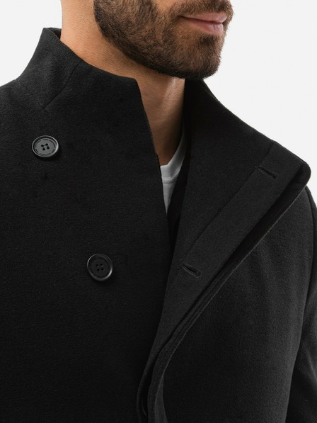 Ombre Clothing Haină de îmbrăcăminte neagră Ombre pentru bărbați C501