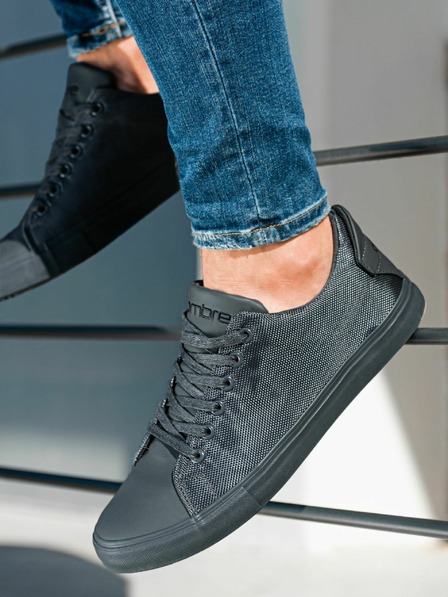 Ombre Clothing Adidași pentru bărbați T351 - gri