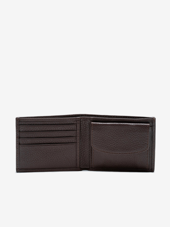 Ombre Clothing Portofel din piele pentru bărbați, maro Îmbrăcăminte Ombre