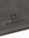 Ombre Clothing Portofel din piele pentru bărbați - negru A091