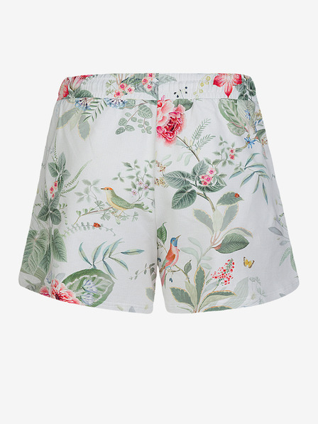 PiP studio PiP studio Oriental Dreams Pantaloni scurți de casă cu model pentru femei albi