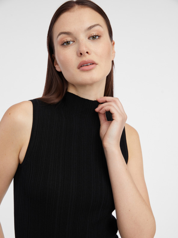 Orsay Pulover negru de damă ORSAY