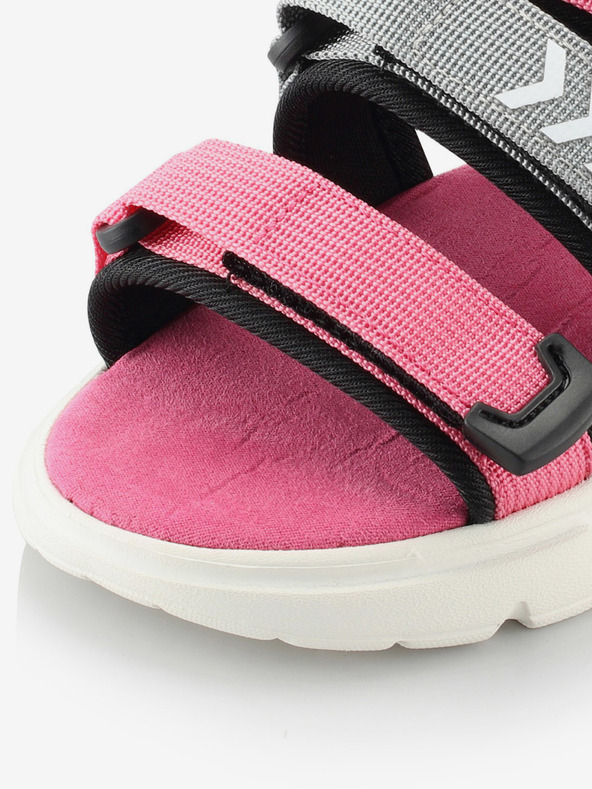 NAX Sandale gri și roz pentru fete NAX Nesso