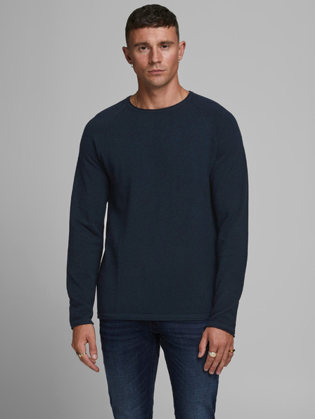 Jack & Jones Pulover basic albastru închis Jack & Jones Ehill pentru bărbați