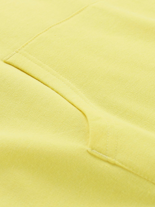 NAX Hanorac de bază galben pentru femei NAX QEDA