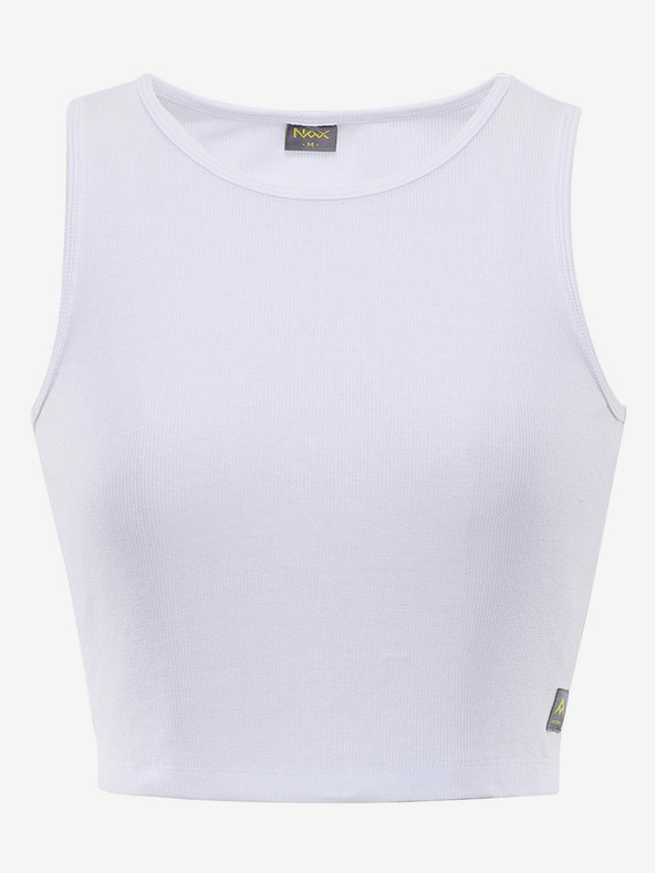 NAX Tricou fără pernă pentru femei NAX ULEWA alb