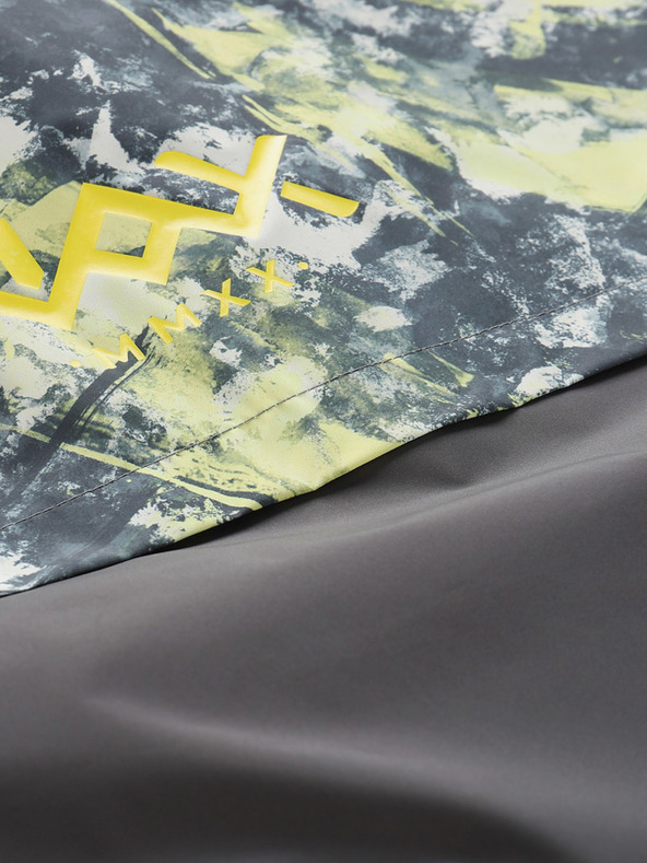 NAX Jachetă cu model galben și negru pentru bărbați NAX ZALEW