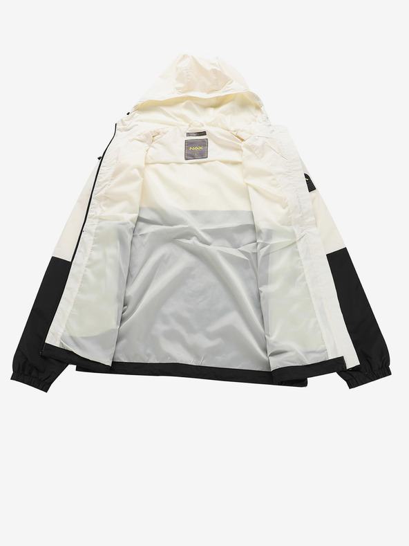 NAX Geacă crem și neagră pentru bărbați NAX ZALEW