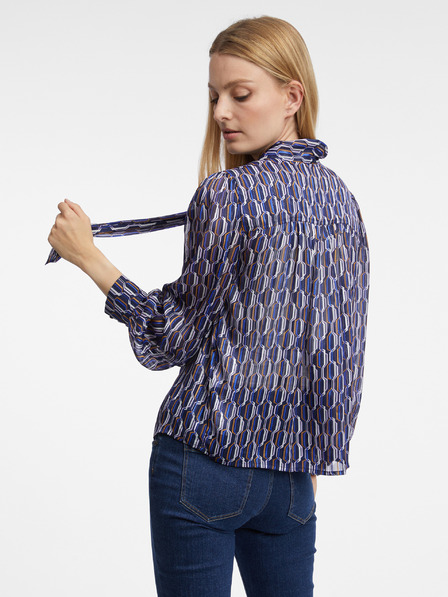 Orsay Bluză de damă albastră cu model ORSAY