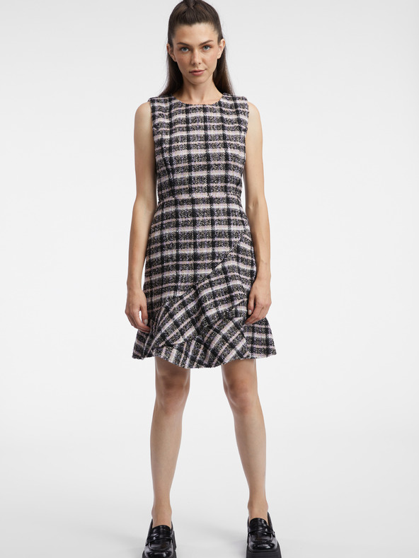 Orsay Rochie de damă cu model roz și negru ORSAY