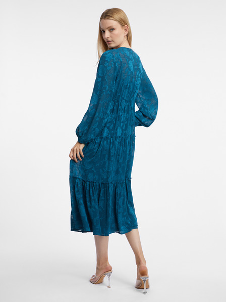 Orsay Rochie midi cu flori pentru femei albastru ORSAY