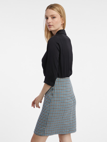 Orsay Rochie de damă neagră cu model ORSAY